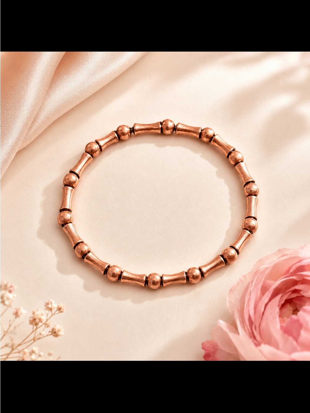 Rose gold Beaded Bracelet